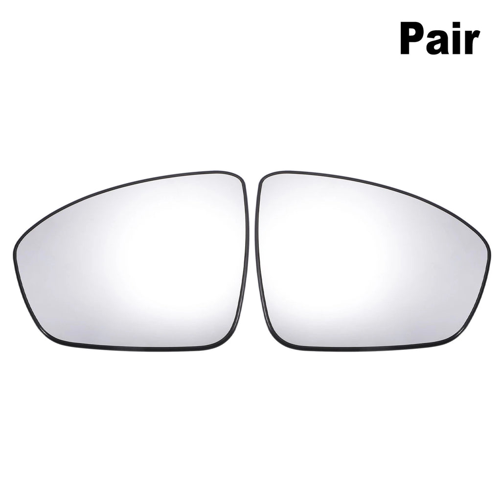 Pair Side Mirror Glass with Backing Plate for Nissan (Non-heated)