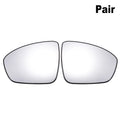 Pair Side Mirror Glass with Backing Plate for Nissan (Non-heated)