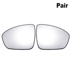 Pair Side Mirror Glass with Backing Plate for Nissan (Non-heated)