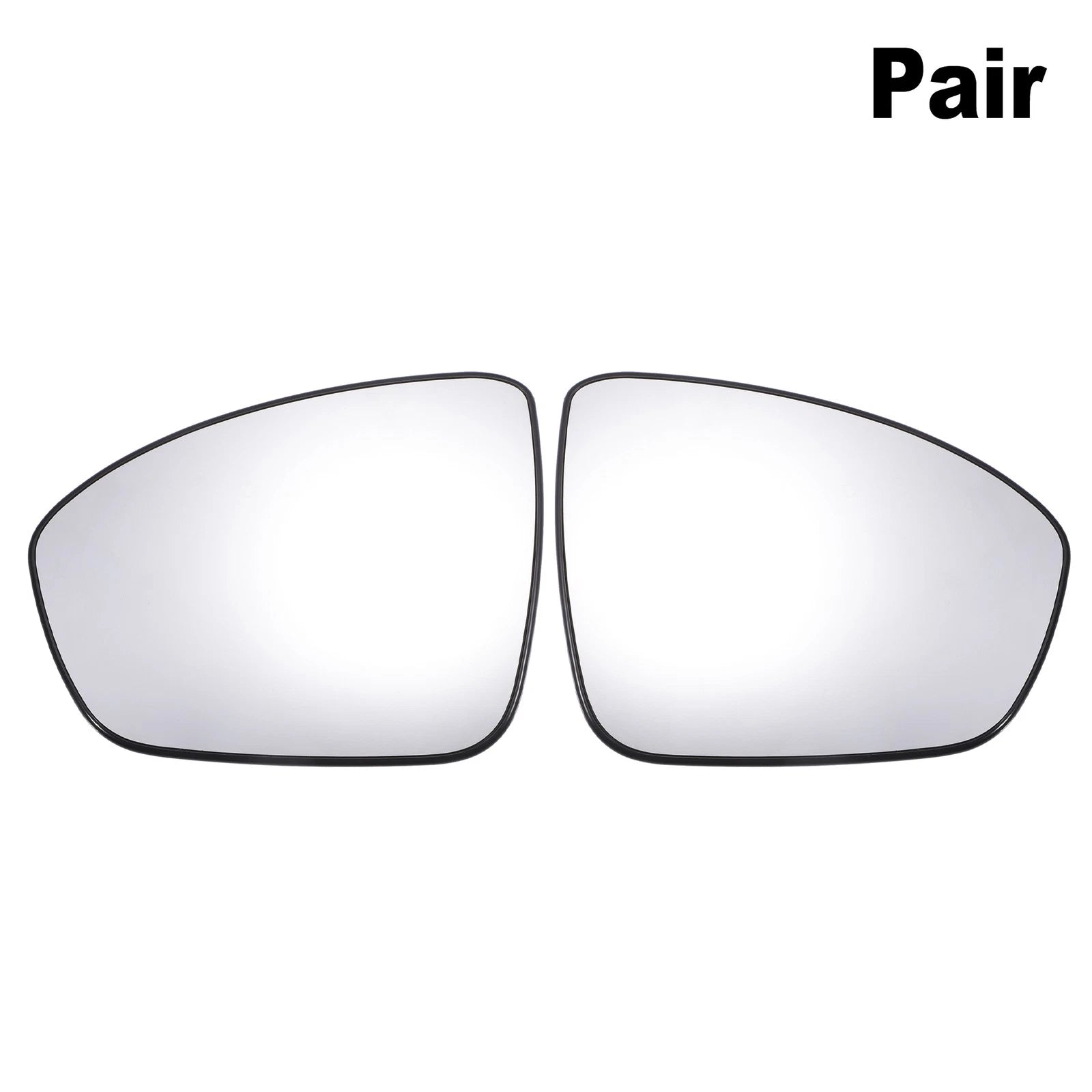 Pair Side Mirror Glass with Backing Plate for Nissan (Non-heated)