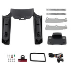 Black Rear Fender LED Light Fascia for Harley Touring (2014–2021) ABS