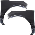 Set of 2 CAPA Fenders for Ford Explorer (2016–2019) Front Left & Right