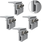 Set of 4 Standing Seam Solar Mounting Clamps for Universal Applications