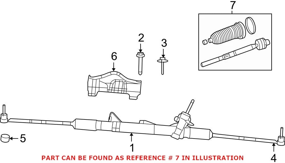 Inner Steering Tie Rod End for Chrysler Voyager (68157856AA)