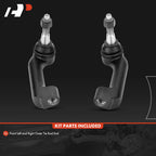 2X Front Outer Tie Rod Ends for Ford F-150 (2021–2024) Expedition Lincoln