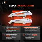 2X Front Exterior Door Handle for Kia Sedona (2006–2012) Hyundai Entourage