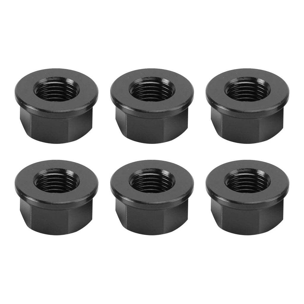 6x Rear Sprocket Nuts M10 x 1 Black for Ducati 1098 1098S 1098R 1198 S (2007–2011)