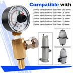 Filter Pressure Gauge Air Relief Valve Assy for Jandy CV CL DEV (R0357200)