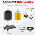 Air Box Cleaner Cover Kit with Fuel Filter for Yamaha Golf Cart G2-G11