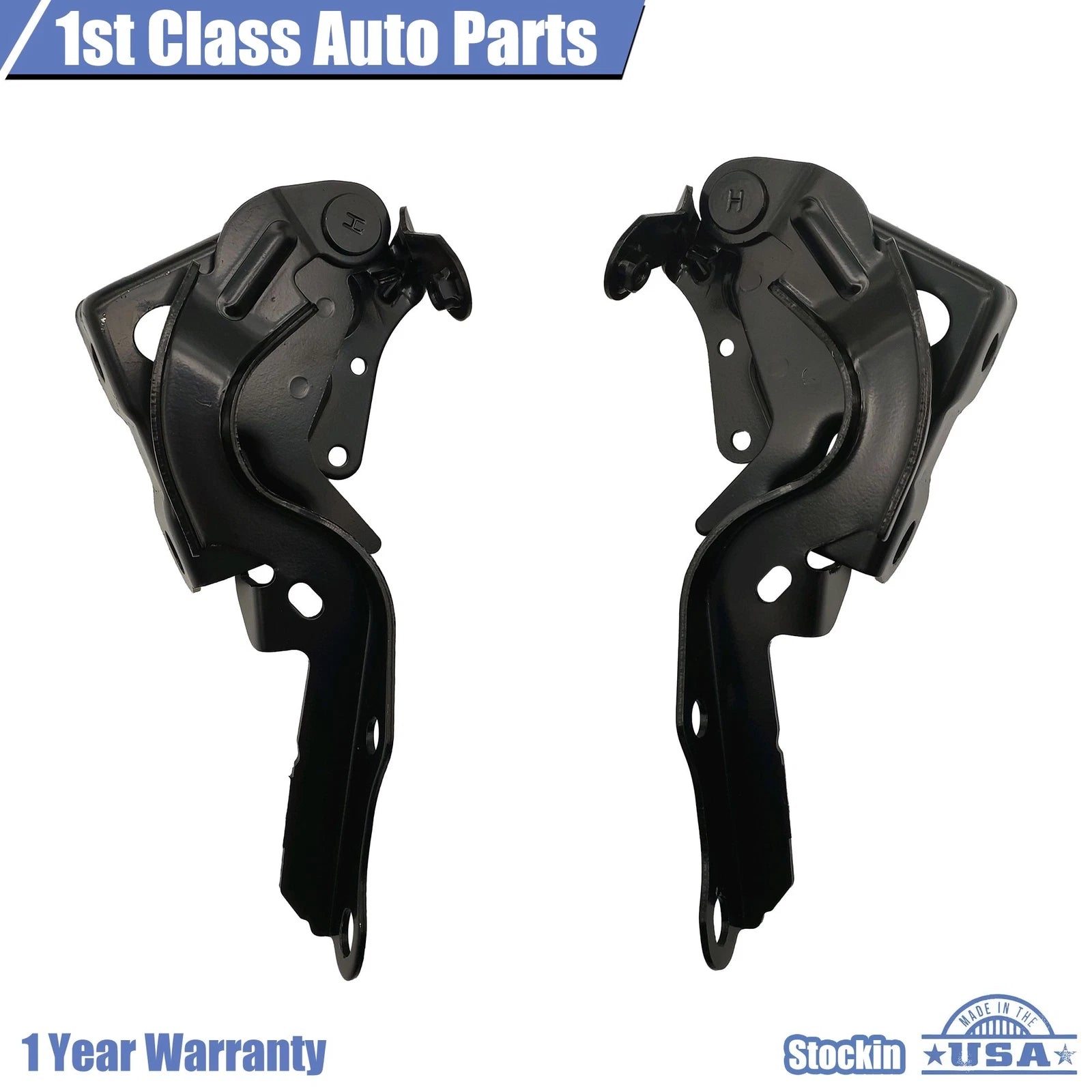 Set of 2 Hood Hinges for Lexus NX200t NX300 NX300h (2015–2019)