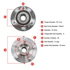 2X Wheel Bearing & Hub Assembly for Cadillac CTS (2008–2019)