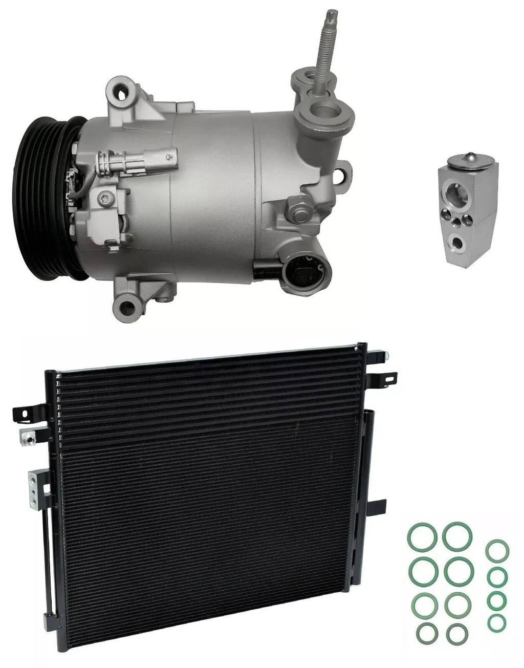 A/C Compressor Kit With Condenser for GMC Canyon 2.5L (2017–2019)
