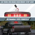 High Mount Stop Light F4TZ-13A613-A for Ford F150 (1997–2003) Chrome Red Lens