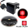 2" Smoked 15-LED Brake Light for Trailer Hitch Cover
