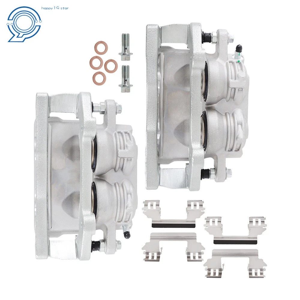 Set of 2 Front Disc Brake Calipers with Bracket for Cadillac CTS STS (2004–2008)