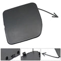 Front Bumper Tow Hook Cover Cap ABS Black for Nissan Versa (2015-2016)