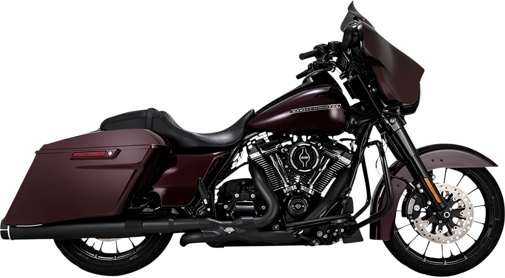 Torquer Slip-On Mufflers for Vance & Hines (4-1/2", Machine Cut, 46676)