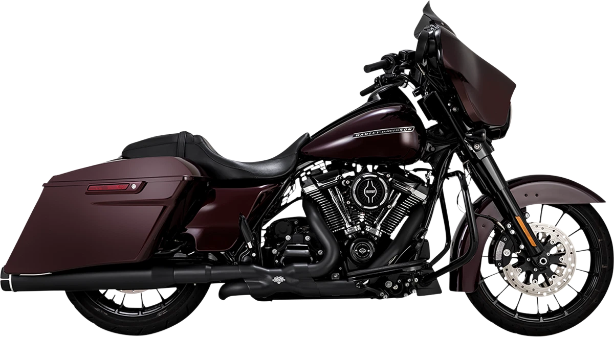 Torquer Slip-On Mufflers for Vance & Hines (4-1/2", Machine Cut, 46676)