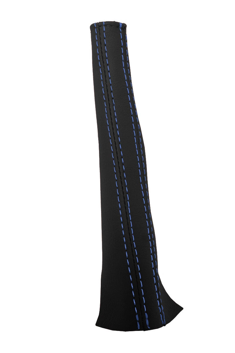 Leather Emergency Brake Boot Cover for Nissan 350Z (2003–2008) Blue Stitch