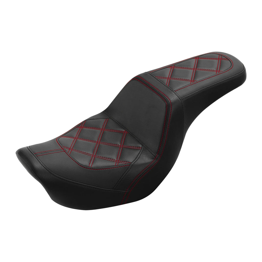 2X Two-Up Seat for Harley Street Bob FXDB Wide Glide (2006–2017)