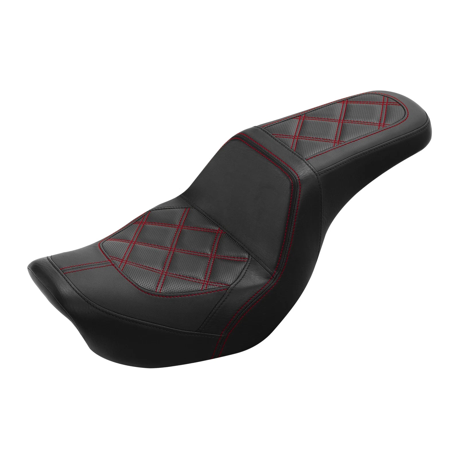 2X Two-Up Seat for Harley Street Bob FXDB Wide Glide (2006–2017)