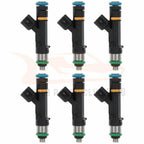 Set of 6 Fuel Injectors for Dodge Grand Caravan Jeep Wrangler (2007–2010)