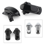 2x Rear Frame Axle Covers for Harley Dyna FXD, FXDF, FXDB (2006–2017)