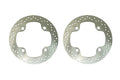 Set of 2 Front Brake Rotors for Polaris 5257196