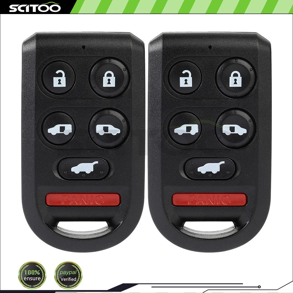 2 Keyless Entry Remote Fob for Honda Odyssey (2006–2010) 313.8MHz