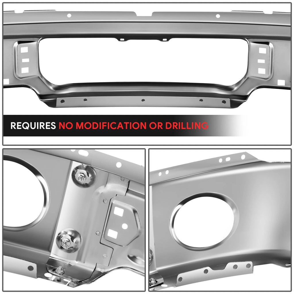 Polished Chrome Front Bumper Face Bar for Ford F-150 (2009–2014)