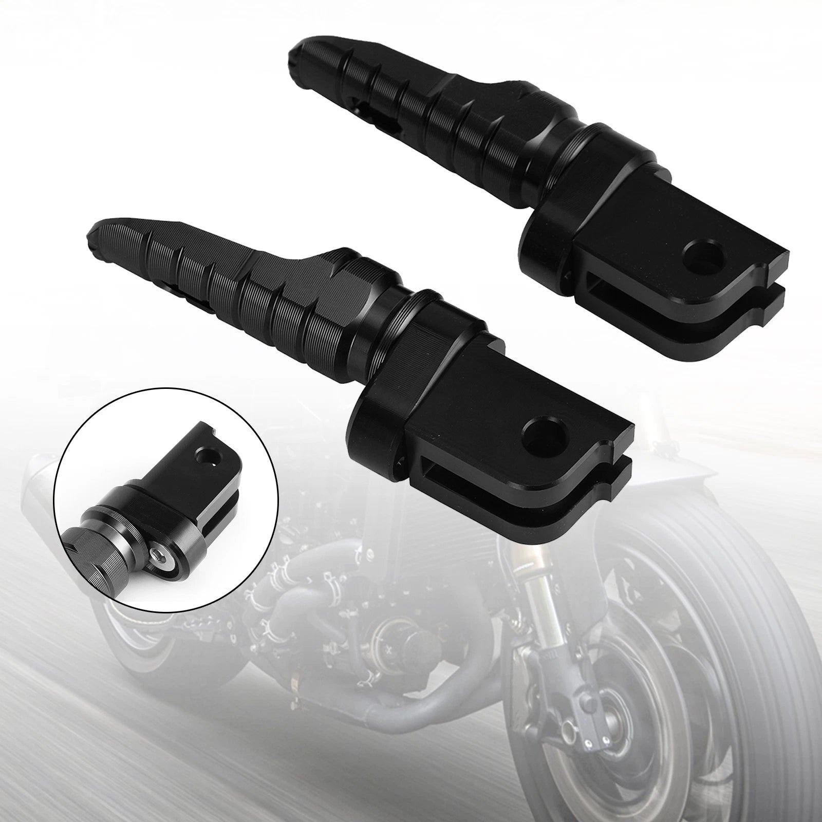 Front Footrests Foot Pegs for Benelli Leoncino 500 (2018–2022), 502C, 752S (2019–2022)