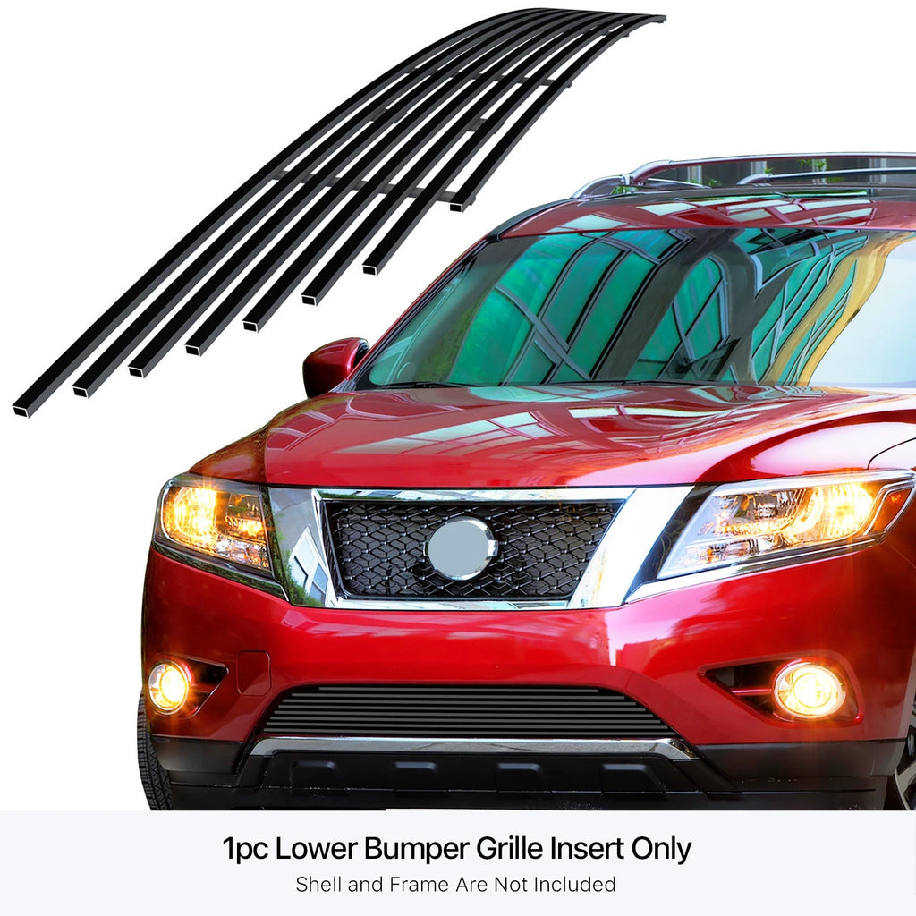 Stainless Black Billet Grille Insert for Nissan Pathfinder (2013-2016)