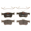 Set of 4 Disc Brake Pads for Honda Civic (2016–2021)