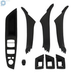 Set of 2 Inner Door Panel Handle Pull Trim Covers for BMW 5 Series (2010-2016)