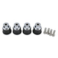 Backrest Sissy Bar Luggage Rack Mount Spools for Indian Chieftain (2014-2024)