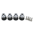 Backrest Sissy Bar Luggage Rack Mount Spools for Indian Chieftain (2014-2024)