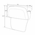 Backrest Pad for Harley Touring Road Glide (2014–2023)