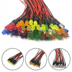 50PCS Multicolored LED Diodes for Crafts and Projects