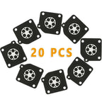 20PCS Metering Diaphragm for Carburetor Repair