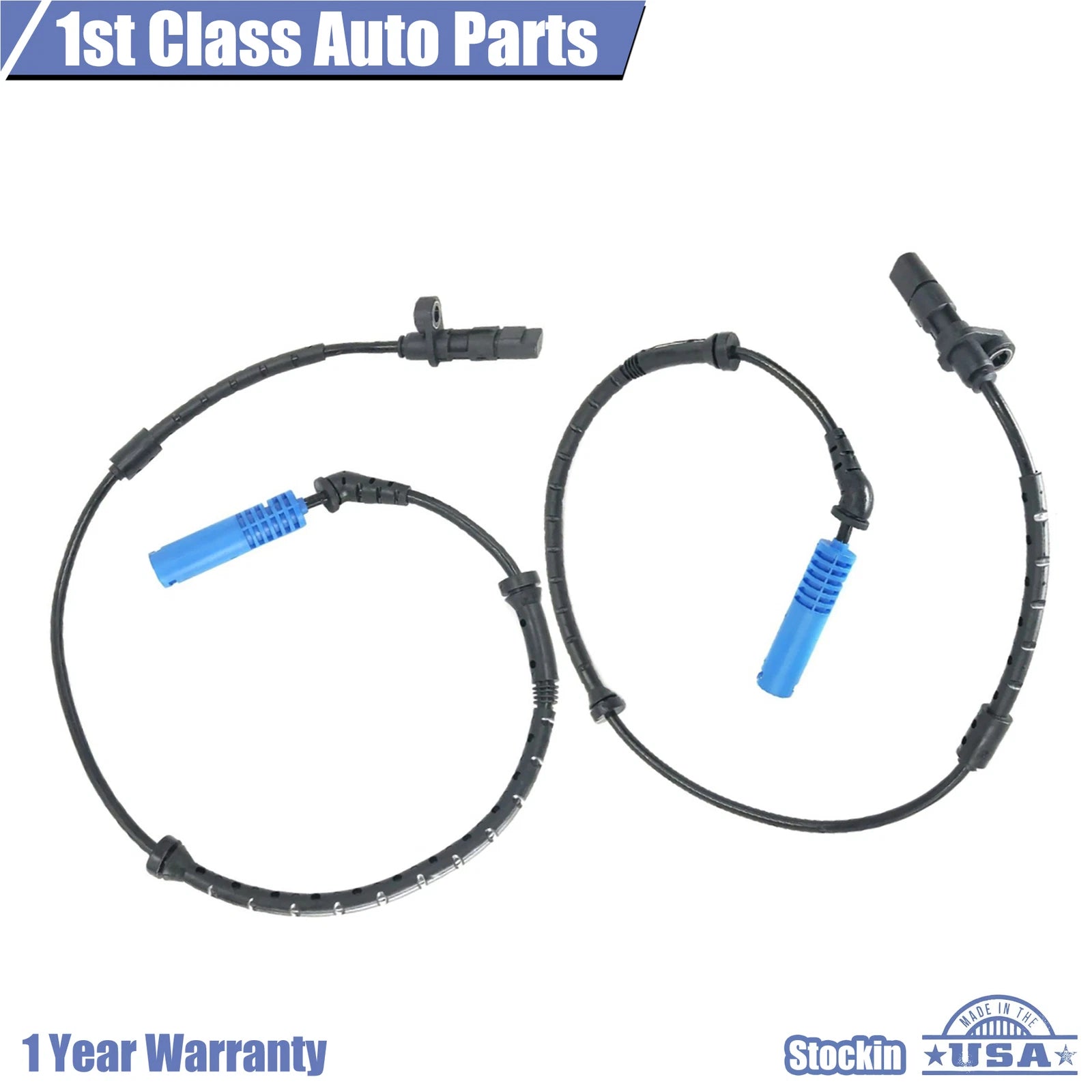2X ABS Wheel Speed Sensor for BMW X5 (2000–2003)