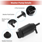Windshield Washer Pump with Grommet for Nissan D22 (2000–2005)
