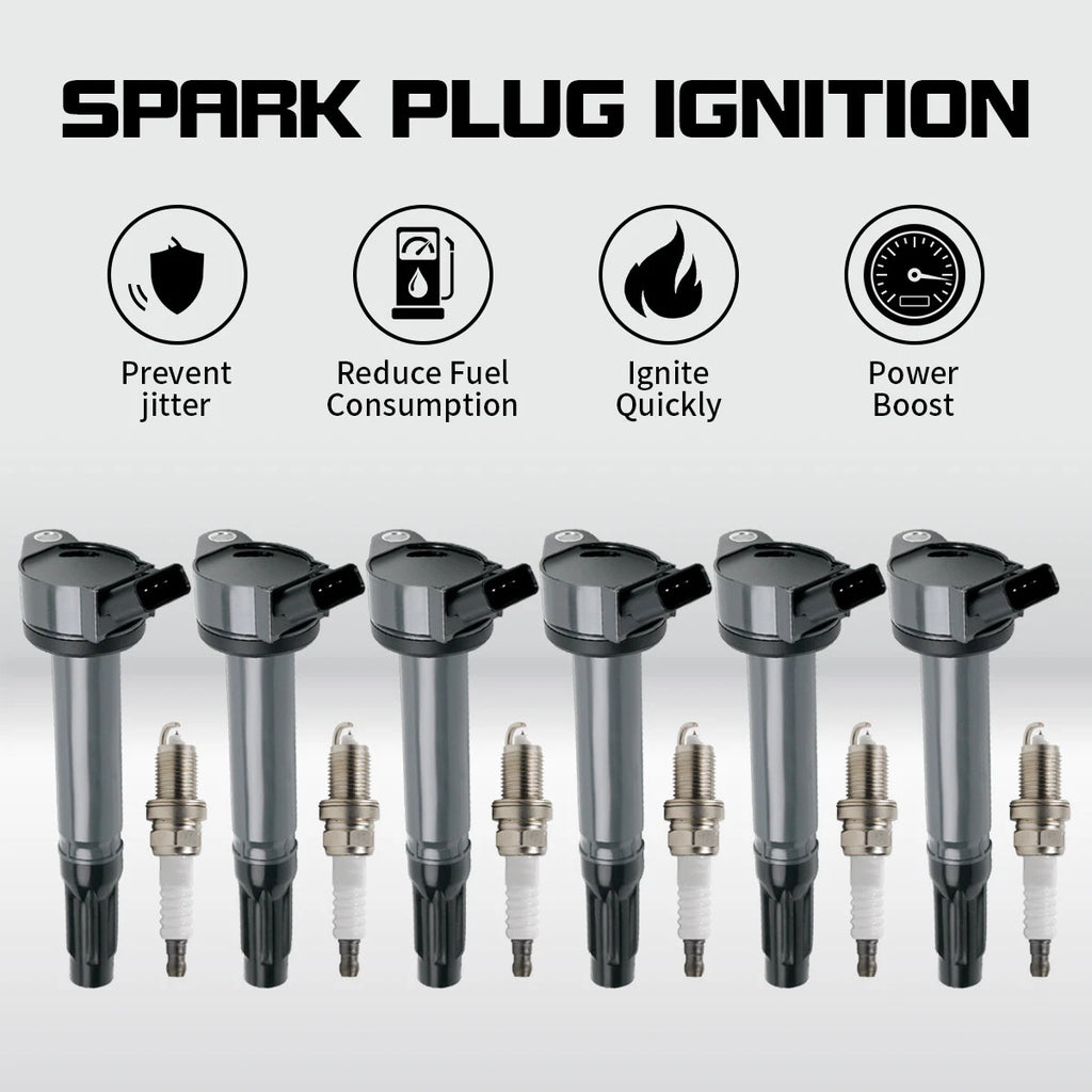 6X Ignition Coil for Toyota Camry Sienna Avalon RAV4 Lexus 5.6L V6 (2005–2018) UF487