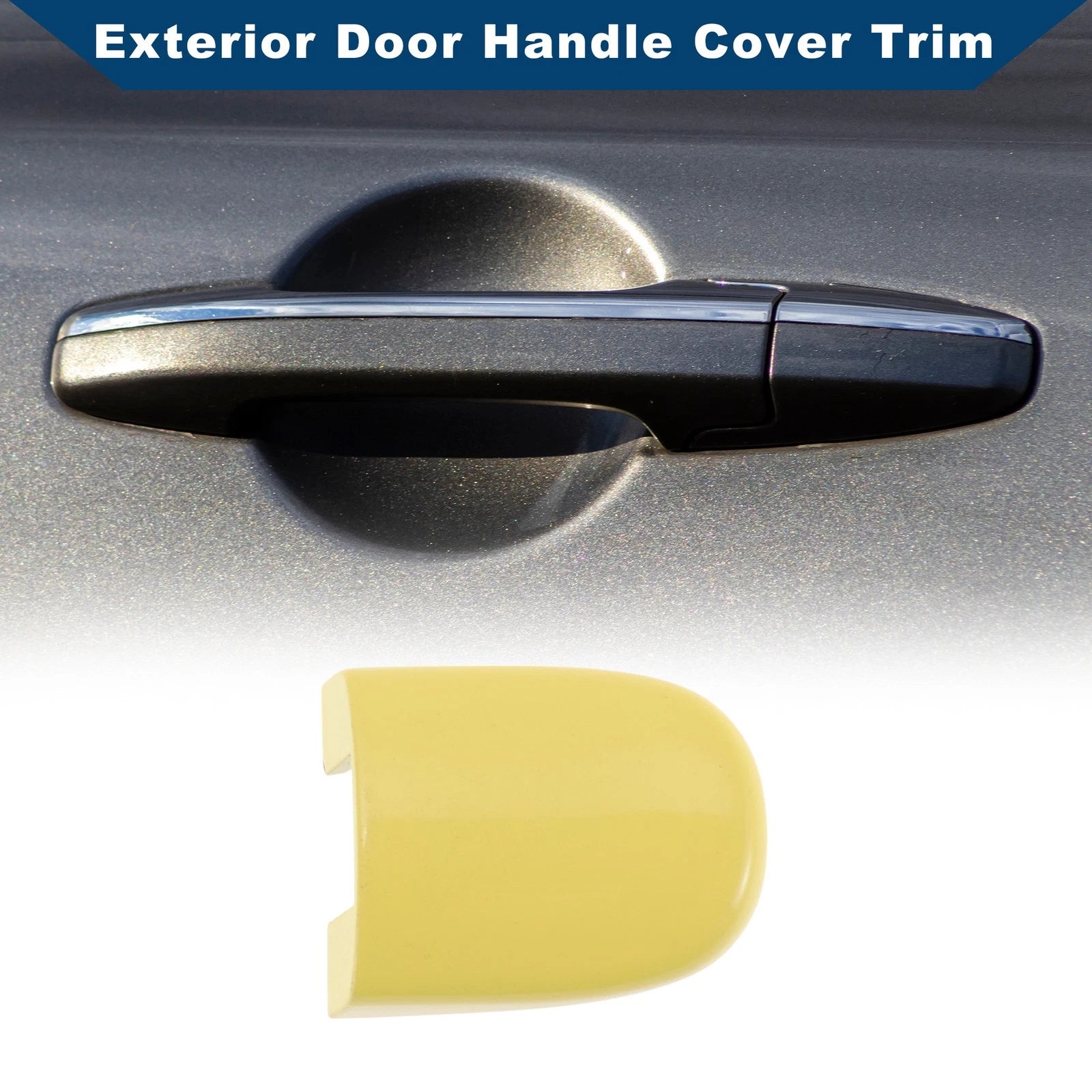 Exterior Door Handle Cover Trim for VW Golf (1999–2006) & Audi TT (1998–2006) Yellow