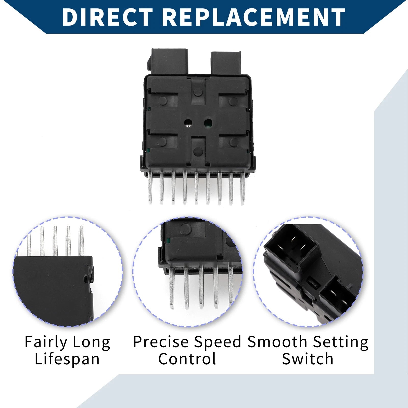 HVAC Blower Motor Resistor No.YF3Z19E624AA for Ford Taurus (1996–2007)