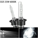 2X Xenon Headlight Bulbs for 6000K