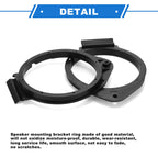 2X Speaker Spacer Ring for Skoda Toledo (6.5'' Tweeter)
