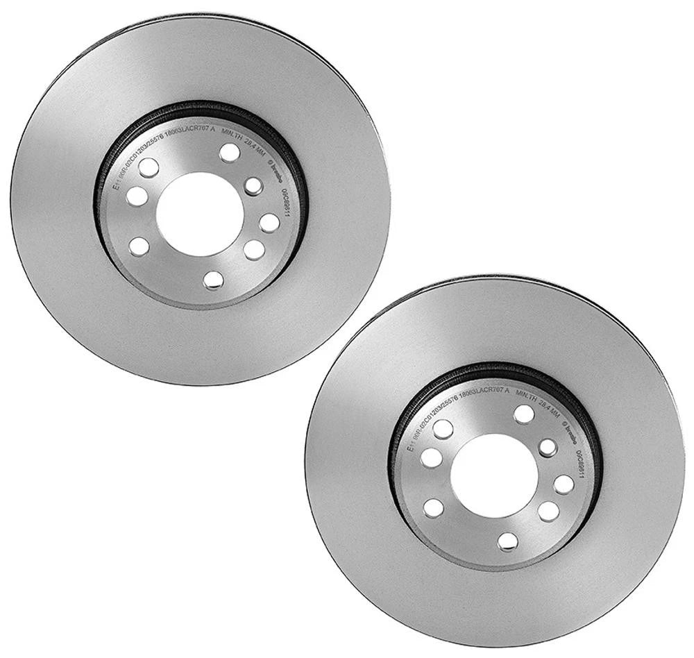 2X Brembo Front PVT 332mm Disc Brake Rotors for BMW E53 X5 (2000–2006)