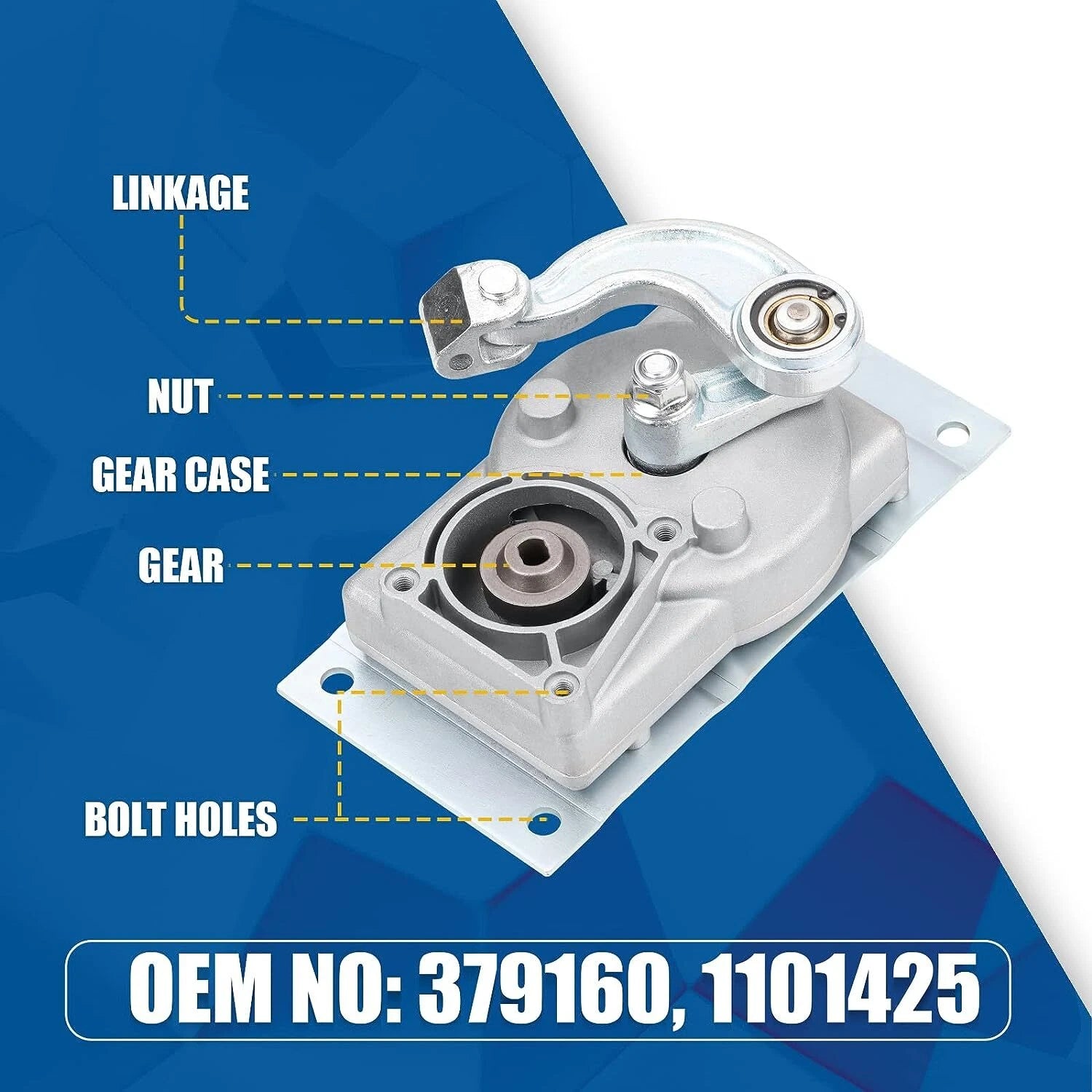 Kwikee Step Gearbox with Curved Linkage Kit for Most Single & Double Steps