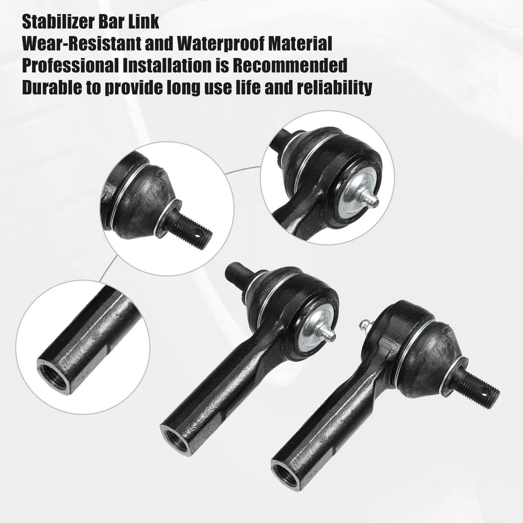 Set of 4 Tie Rod Ends for Nissan Altima 