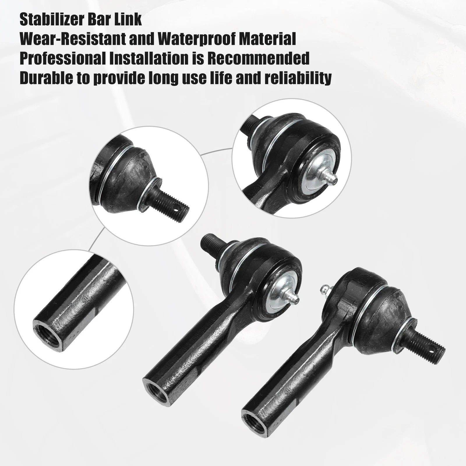 Set of 4 Tie Rod Ends for Nissan Altima 